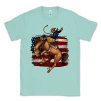 Seafoam Bucking Bronco Classic Tee - Jasminsmagicworld