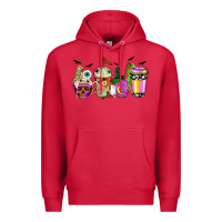 Cardinal Halloween coffee cups Premium Hoodie - NancyCooperArtShop