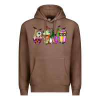 Chestnut Halloween coffee cups Premium Hoodie - NancyCooperArtShop