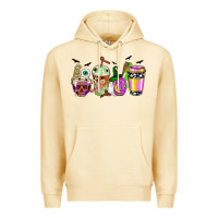 Pina Colada Halloween coffee cups Premium Hoodie - NancyCooperArtShop