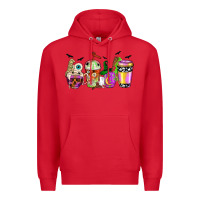 Red Halloween coffee cups Premium Hoodie - NancyCooperArtShop