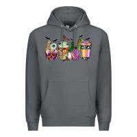 Rock Halloween coffee cups Premium Hoodie - NancyCooperArtShop