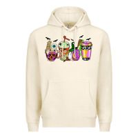 Tofu Halloween coffee cups Premium Hoodie - NancyCooperArtShop