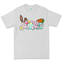 Dove Grey Love Easter bunny Easter Day Premium Tee - CowGirlArtShop