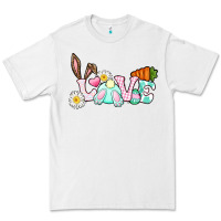 White Love Easter bunny Easter Day Premium Tee - CowGirlArtShop