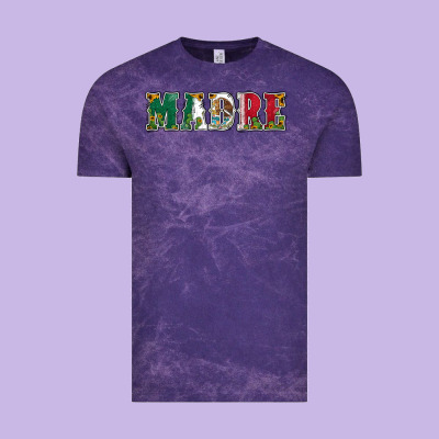 Mexican Flag Madre Vintage Tee Designed By Jasminsmagicworld