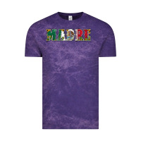 Cloud Purple mexican flag madre Vintage Tee - Jasminsmagicworld