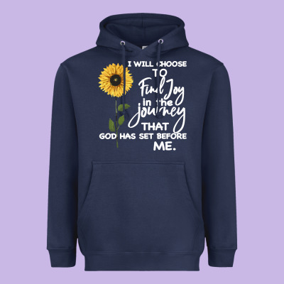 I Will Choose To Find Joy In The Journey That God Heavyweight Hoodie Designed By Bettercallsaul