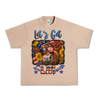 Burro let's get lit 4th of july cow Urban Heavy Tee - LillyAllenDesigns