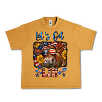 Peanut Butter let's get lit 4th of july cow Urban Heavy Tee - LillyAllenDesigns