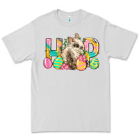 Dove Grey Hop Rabbit Easter Premium Tee - Neo Western