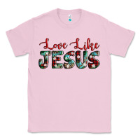 Bubblegum Pink love like jesus Classic Tee - AdoDesignShop