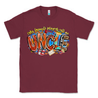 Burgundy my favorite players call me uncle basketball Classic Tee - CowhideDigitalArt
