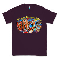 Plum my favorite players call me uncle basketball Classic Tee - CowhideDigitalArt