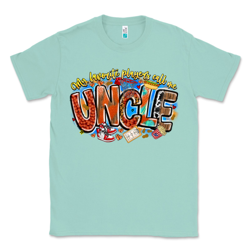 My Favorite Players Call Me Uncle Basketball Classic Tee by CowhideDigitalArt | Teevron
