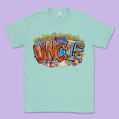 My Favorite Players Call Me Uncle Basketball Classic Tee Designed By Cowhidedigitalart