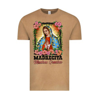 Vintage Camel madrecita muchas gracias lady of Guadalupe Vintage Tee - BarkalooDesign