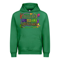 Emerald louisiana louisiana louisiana mardi gras Urban Hoodie - OliviaCreatesArt