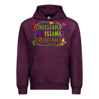 Mauve Wine louisiana louisiana louisiana mardi gras Urban Hoodie - OliviaCreatesArt