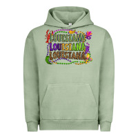 Pigment Oil Green louisiana louisiana louisiana mardi gras Urban Hoodie - OliviaCreatesArt