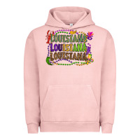 Pigment Salmon louisiana louisiana louisiana mardi gras Urban Hoodie - OliviaCreatesArt