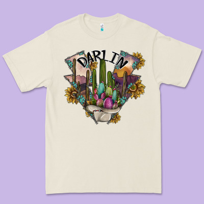 Darlin Premium Tee Designed By Sublimationcraftshop