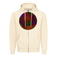 Sandshell halloween round earrings 2 Zipper Hoodie - BundleAndBundleShop