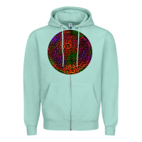 Halloween Round Earrings 2 Zipper Hoodie | Teevron
