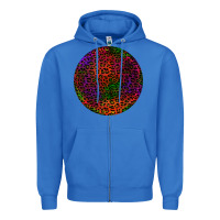 True Royal halloween round earrings 2 Zipper Hoodie - BundleAndBundleShop