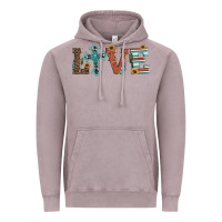 Vintage Zinc western love with cross Vintage Hoodie - Artiststas