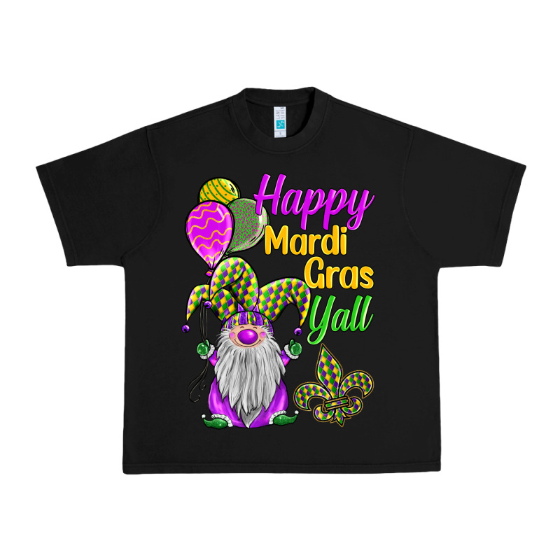 Happy Mardi Gras Y'all Urban Heavy Tee by BarkalooDesign | Teevron
