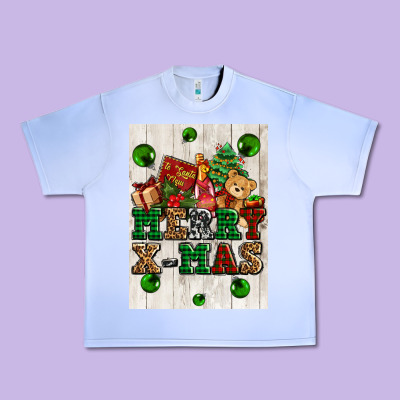 Merry Xmas Urban Heavy Tee Designed By Adodesignshop