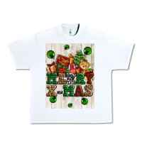 White merry xmas Urban Heavy Tee - AdoDesignShop