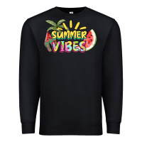 Black summer vibes Premium Sweatshirt - NancyCooperArtShop