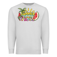 Dove Grey summer vibes Premium Sweatshirt - NancyCooperArtShop