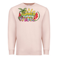 Pale Pink summer vibes Premium Sweatshirt - NancyCooperArtShop