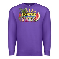 Purple summer vibes Premium Sweatshirt - NancyCooperArtShop
