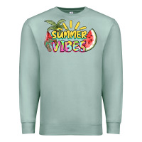 Seafoam summer vibes Premium Sweatshirt - NancyCooperArtShop