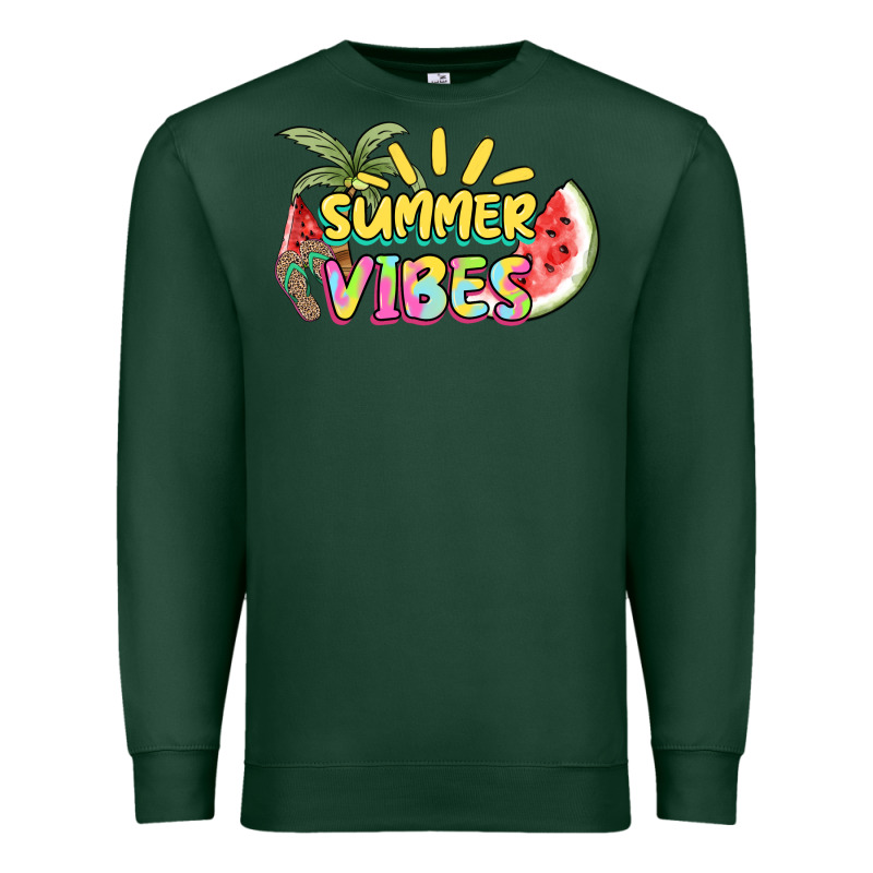 Summer Vibes Premium Sweatshirt by NancyCooperArtShop | Teevron