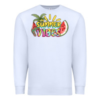 White summer vibes Premium Sweatshirt - NancyCooperArtShop