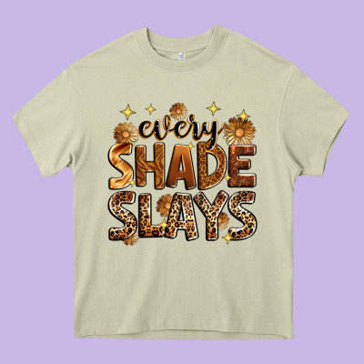 Every Shade Slays Heavy Core Tee Designed By Zillion Design Studio