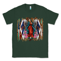Sports Green Lady of Guadalupe 4th of july Classic Tee - Jasminsmagicworld