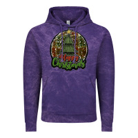 Cloud Purple happy christmas black Vintage Hoodie - JahusDesignShop