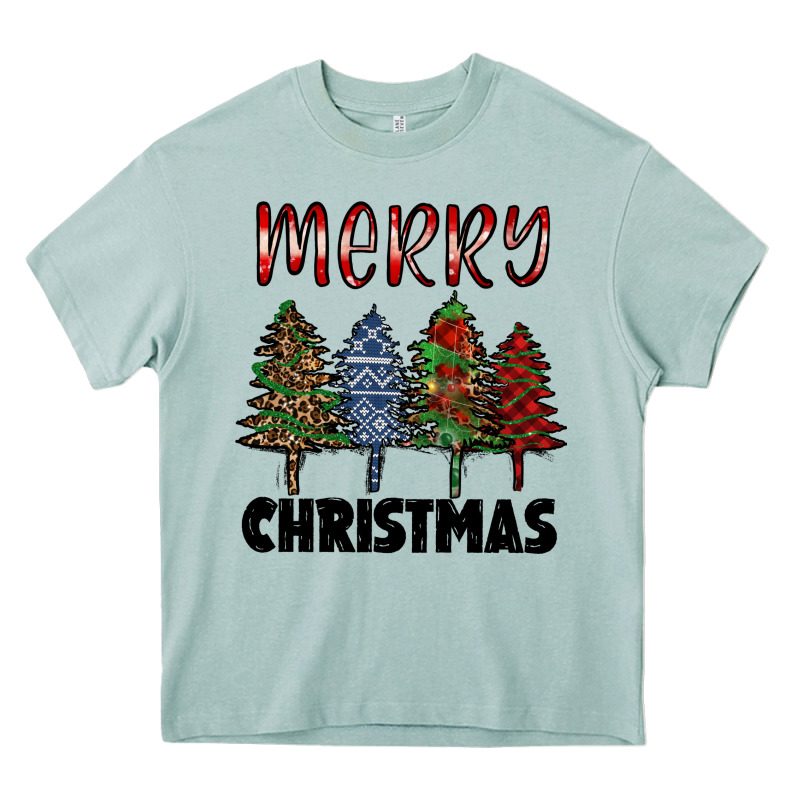Merry Christmas Trees Heavy Core Tee by RanaPortraitStore | Teevron