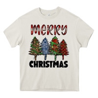 Cream merry christmas trees Heavy Core Tee - RanaPortraitStore