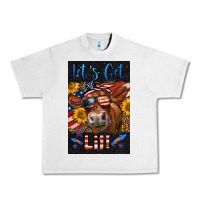 Lunar Rock Western Let's Get Lit Cow Urban Heavy Tee - LillyAllenDesigns