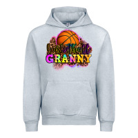 Heather Grey basketball granny Urban Hoodie - OliviaCreatesArt