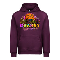 Mauve Wine basketball granny Urban Hoodie - OliviaCreatesArt
