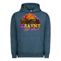Pigment Midnight Navy basketball granny Urban Hoodie - OliviaCreatesArt