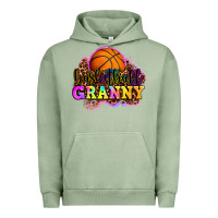 Pigment Oil Green basketball granny Urban Hoodie - OliviaCreatesArt